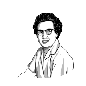 Katherine Johnson Illustration by Diana Aguilar